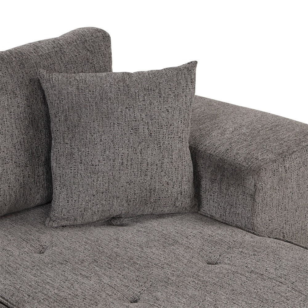 Merax 104" Modern L-Shape 3 Seat Reversible Sectional Couch