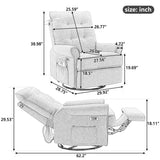 Merax 270 Degree Swivel Recliner Chairs