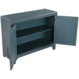 Merax 40" Modern Console Table with Herringbone Pattern Doors