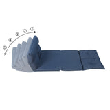 Merax Fabric Folding Chaise Lounge Sofa Chair Floor Couch