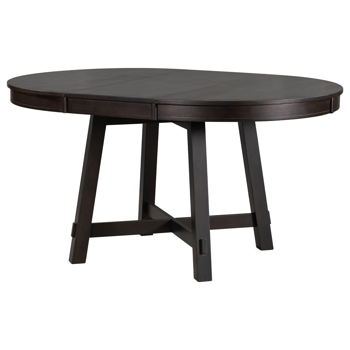 Merax Farmhouse Round Extendable Dining Table