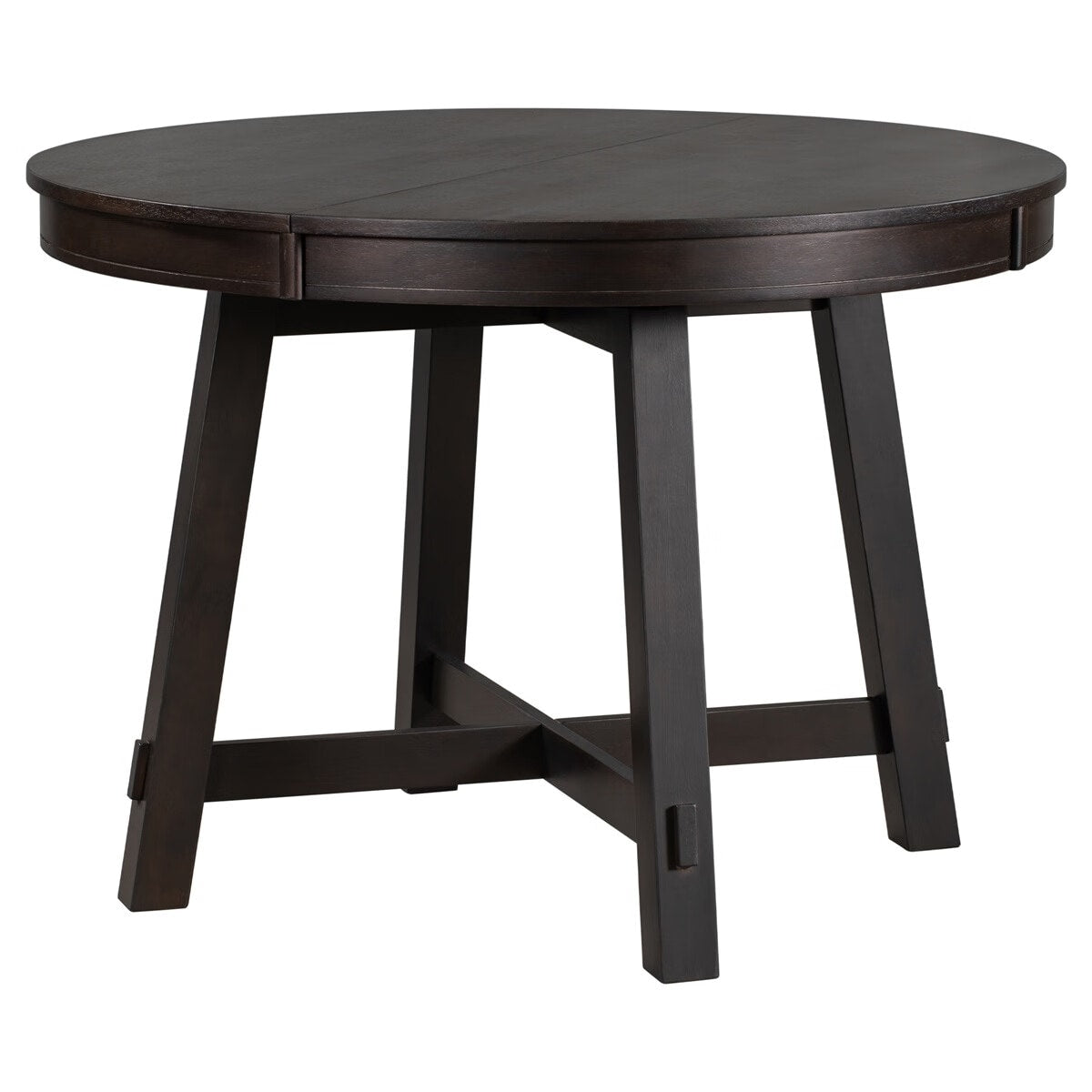 Merax Farmhouse Round Extendable Dining Table