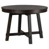 Merax Farmhouse Round Extendable Dining Table