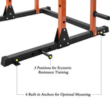 Merax Power Rack Power Cage Home Gym Equipment Exercise Stand Olympic Squat Rack with Safety Bar and Plate Holder
