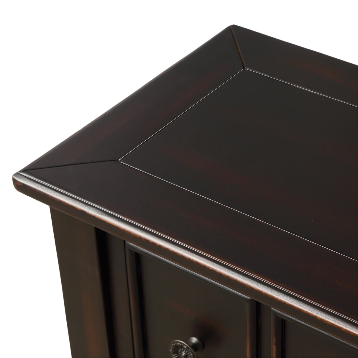 Merax Rustic 4-drawers Long Entryway Console Table