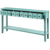 Merax Rustic 4-drawers Long Entryway Console Table