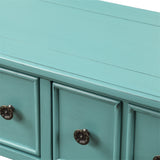Merax Rustic 4-drawers Long Entryway Console Table