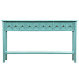 Merax Rustic 4-drawers Long Entryway Console Table
