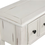 Merax Rustic 4-drawers Long Entryway Console Table