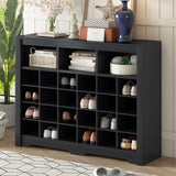 Merax Sleek Design 24 Shoe Cubby Console