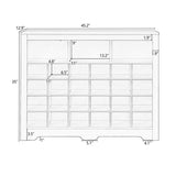 Merax Sleek Design 24 Shoe Cubby Console