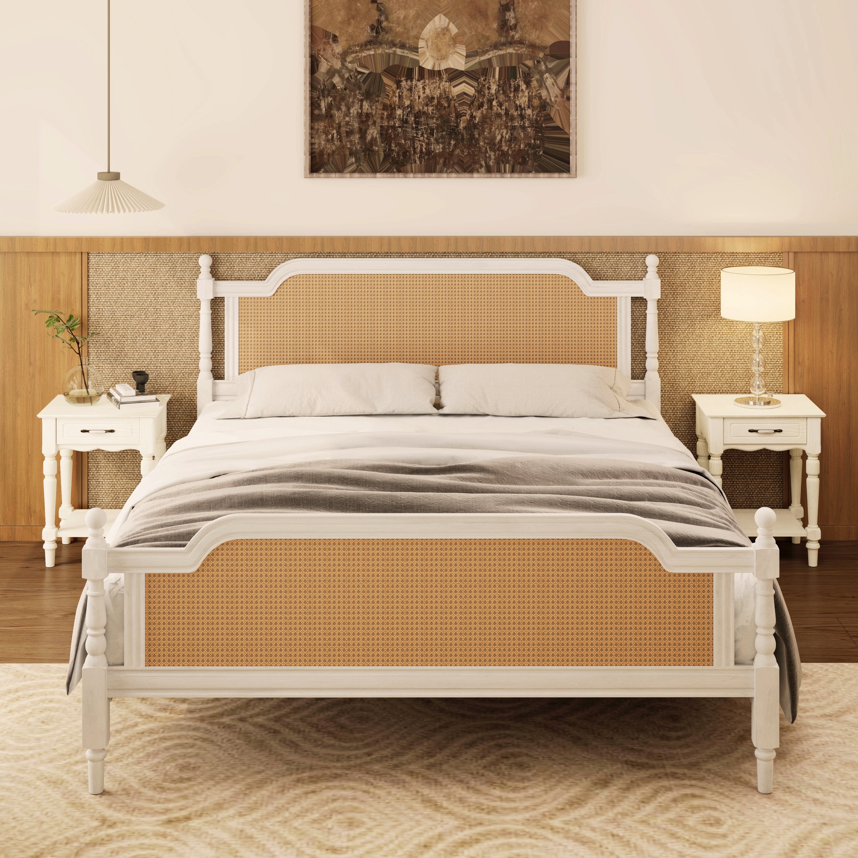 Rattan style headboard hotsell