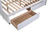 Merax Twin over Full Bunk Bed with Storage
