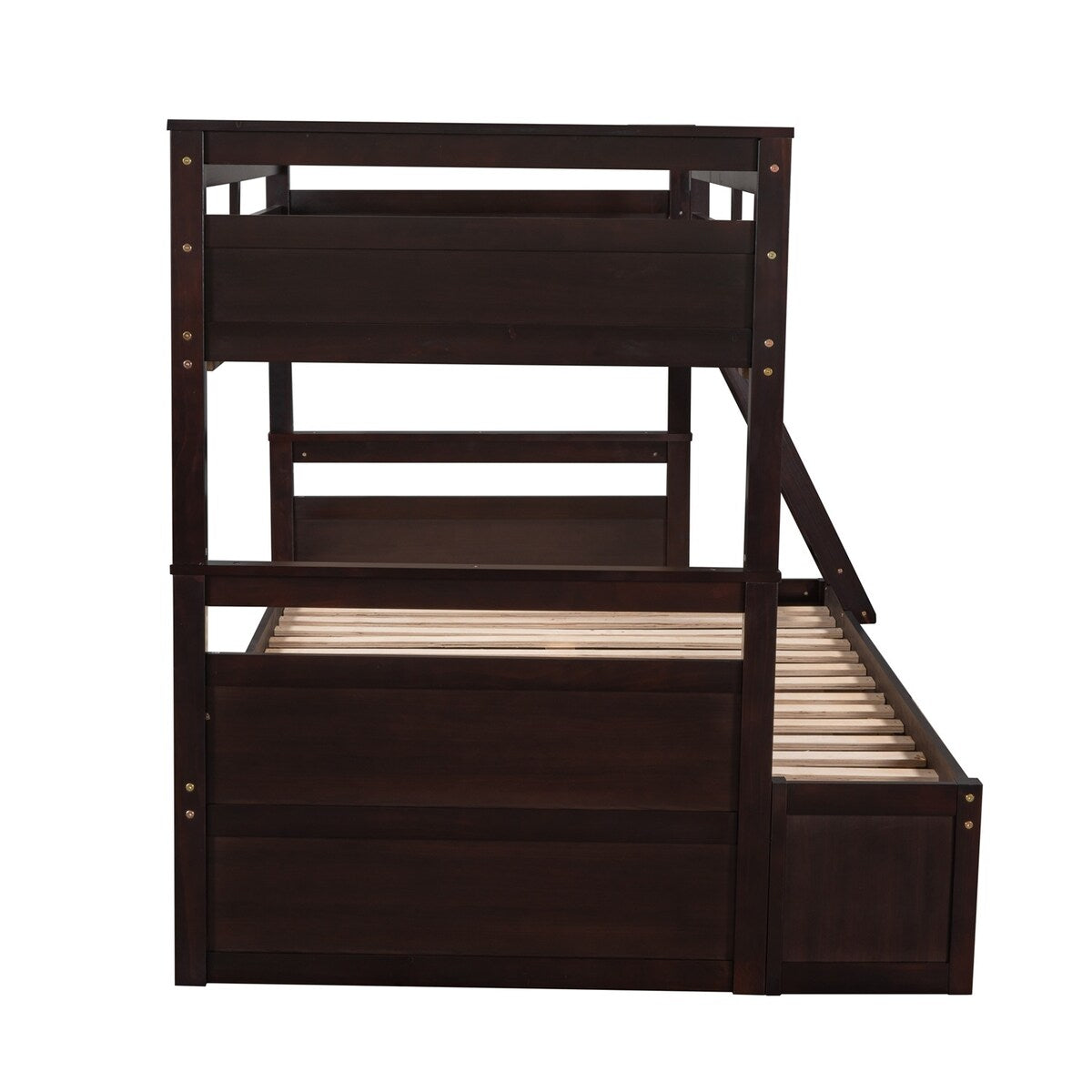 Merax Twin over Full Bunk Bed with Storage