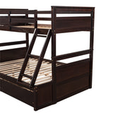 Merax Twin over Full Bunk Bed with Storage