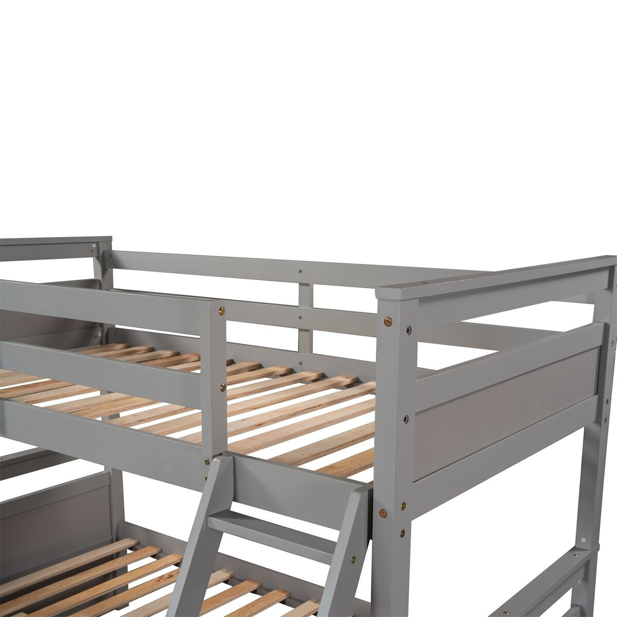 Merax Twin over Full Bunk Bed with Storage