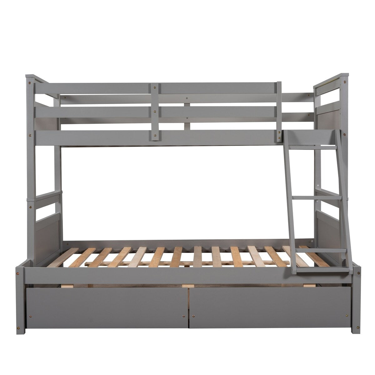 Merax Twin over Full Bunk Bed with Storage