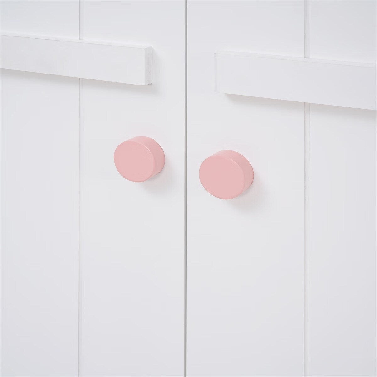 Merax Wooden Kids Armoires with Hanging Rod