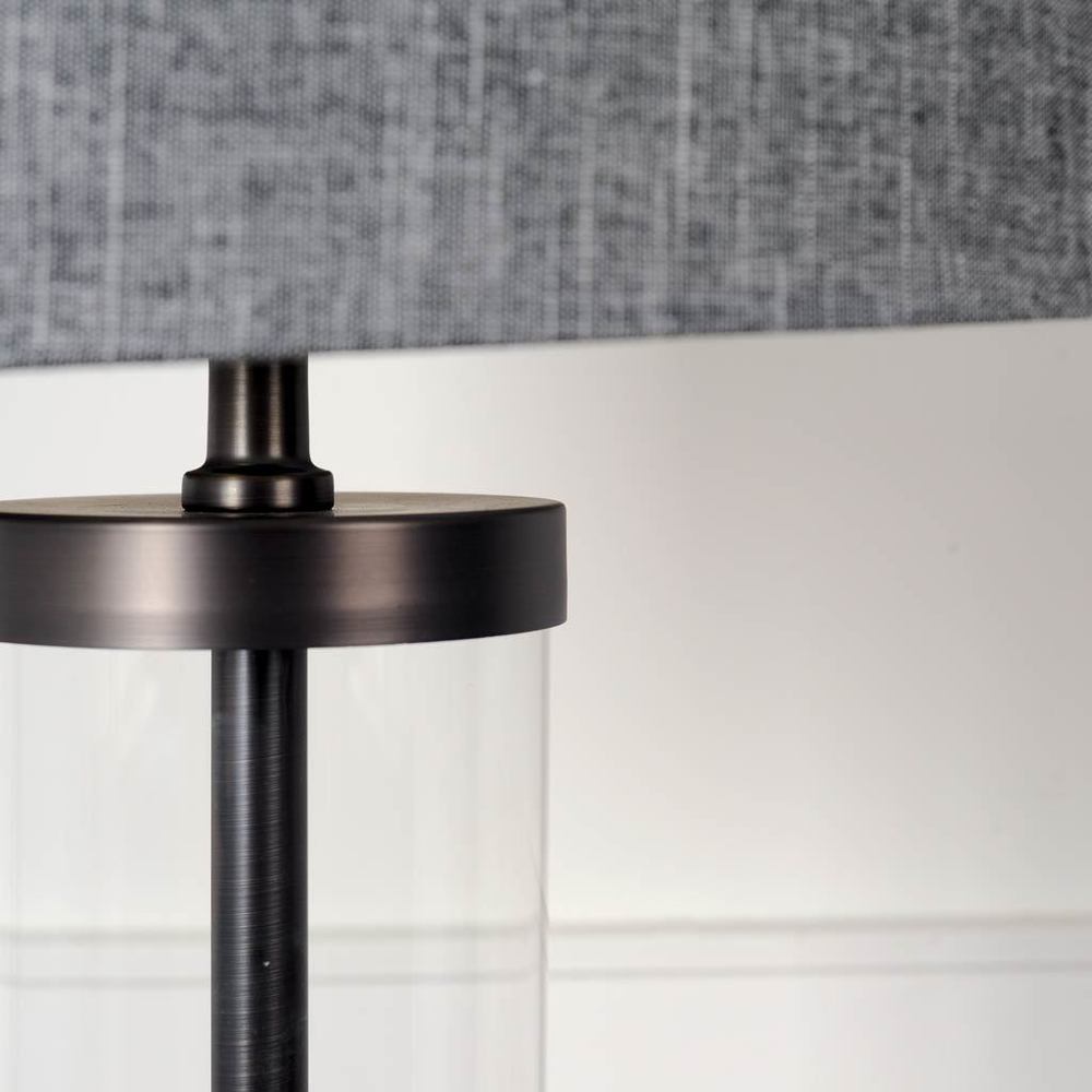 Mercana Bolston I Blue Glass Table Lamp - dISCO