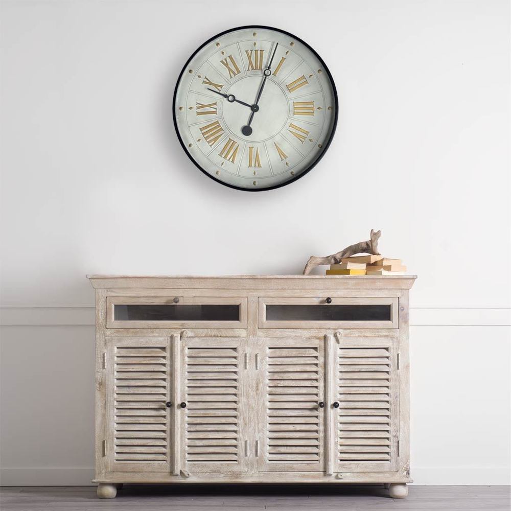Mercana Broad White Clock