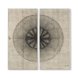 Mercana Cross Cut IV (MC) SET 2 (26 X 52) Made to Order Canvas Art