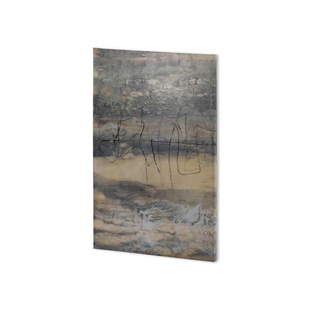 Mercana Earthen Lines I (28 x 44 ) Made to Order Canvas Art - Multi