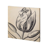 Mercana Graphic Floral VI (30 x 30) Made to Order Canvas Art