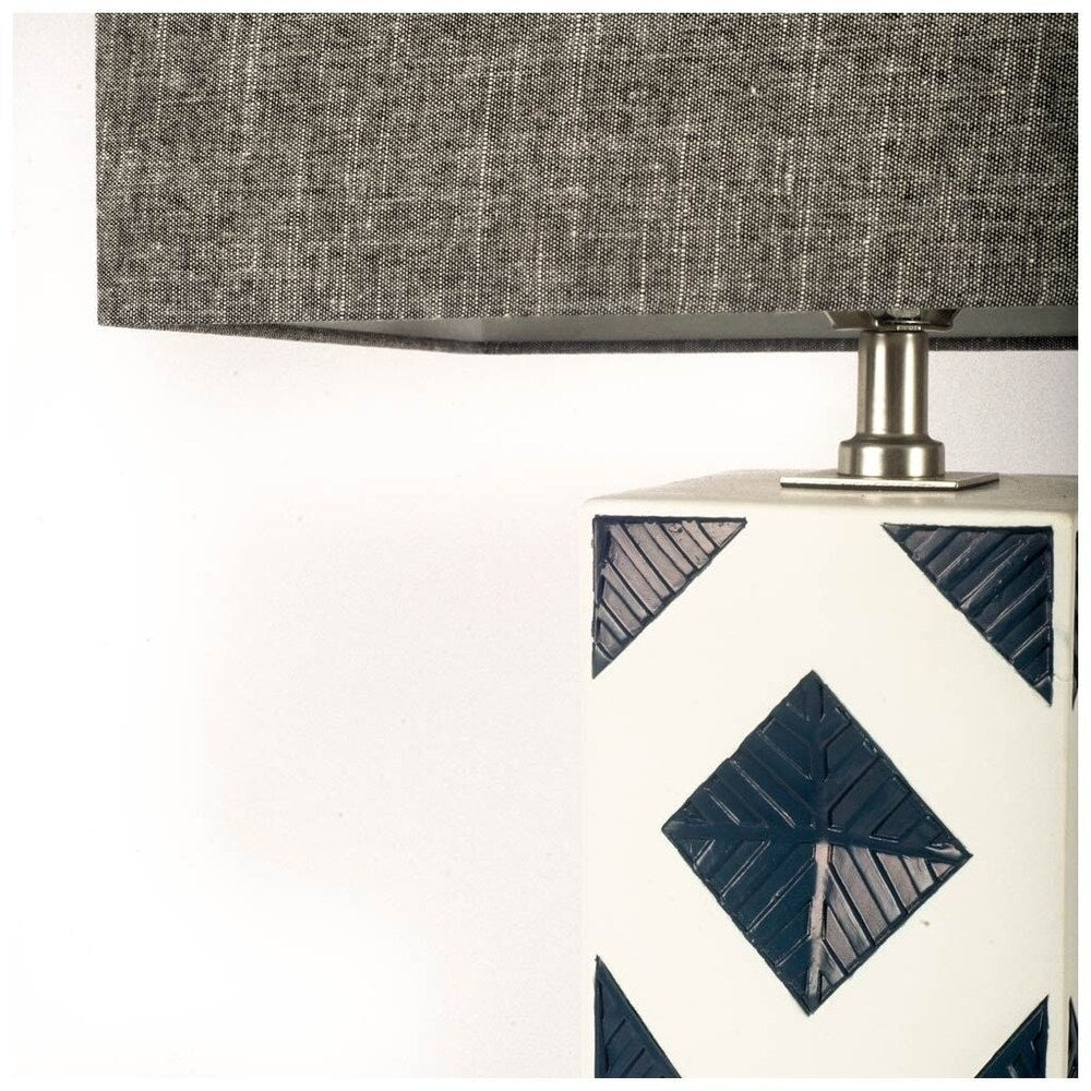 Mercana Moffat White Ceramic Table Lamp 29 inches - DISCO