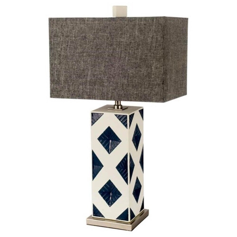 Mercana Moffat White Ceramic Table Lamp 29 inches - DISCO