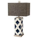 Mercana Moffat White Ceramic Table Lamp 29 inches - DISCO