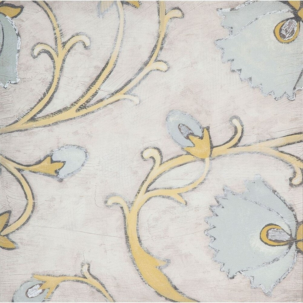Mercana Spa Floral Fresco IV (44 X 44) Made to Order Canvas Art