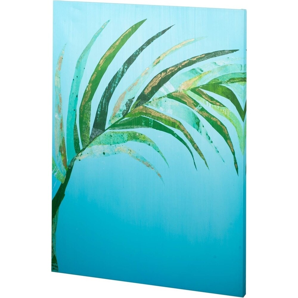 Mercana Summertime In Blue 2 (44 x 58) Made to Order Canvas Art