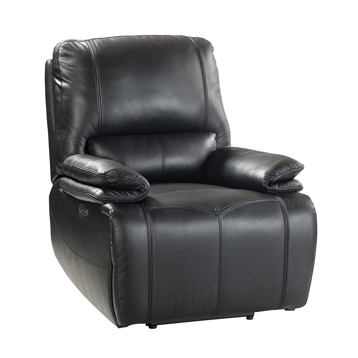 Mercedes Genuine Leather Power Recliner with Cushion Padded