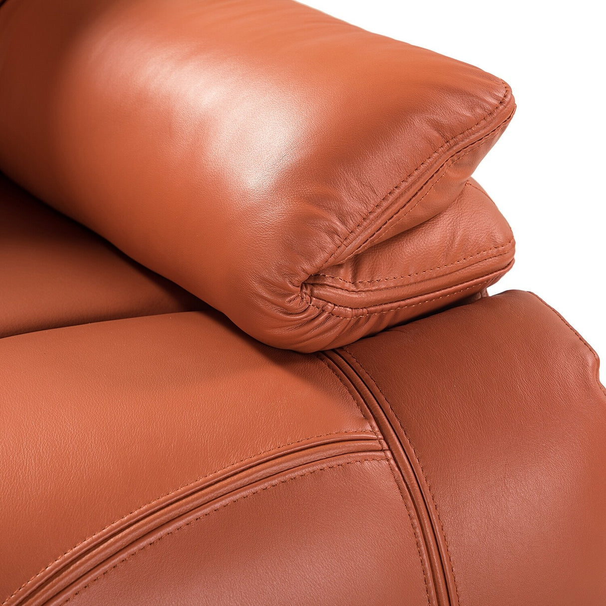 Mercedes Genuine Leather Power Recliner with Cushion Padded