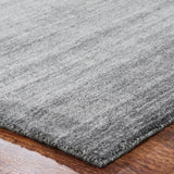 Grey Fog Wool/Viscose Handmade Area Rug