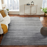 Grey Fog Wool/Viscose Handmade Area Rug