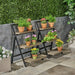 Meridien Outdoor Acacia Wood Plant Stand by Christopher Knight Home