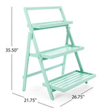 Meridien Outdoor Acacia Wood Plant Stand by Christopher Knight Home