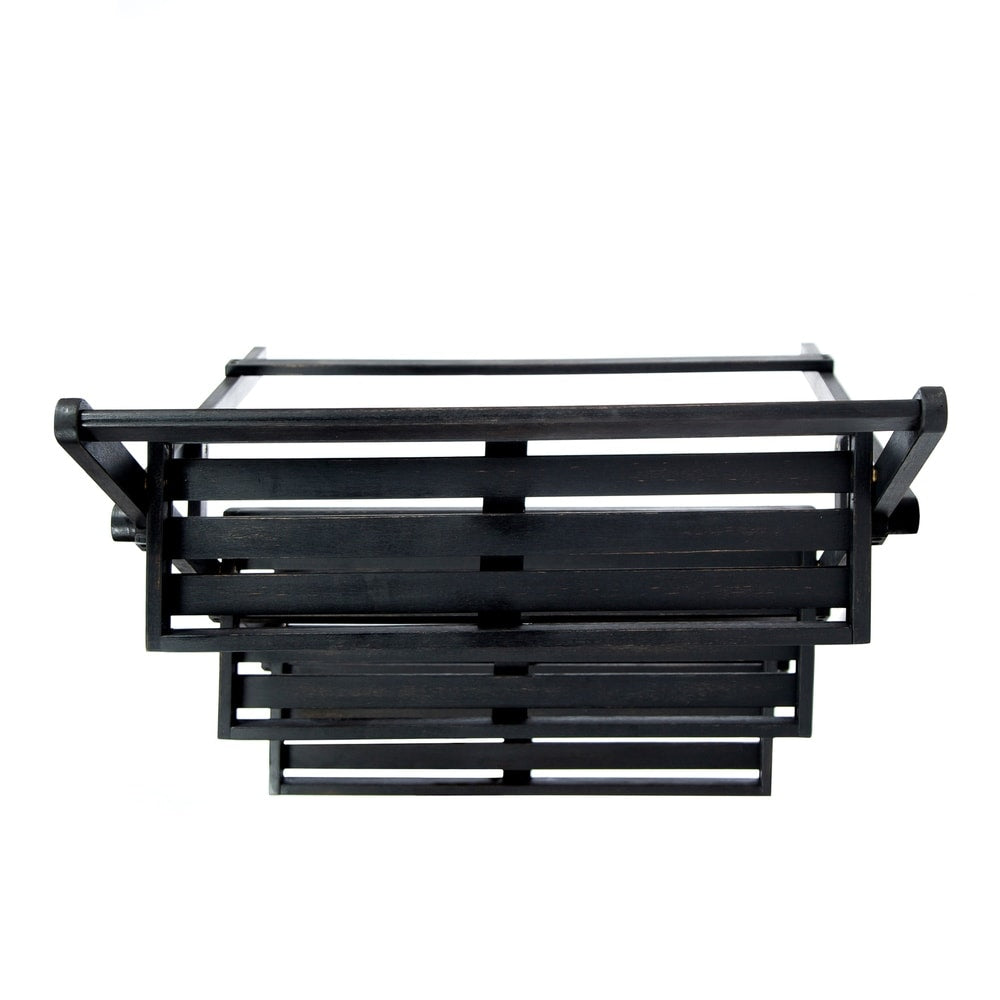 Meridien Outdoor Acacia Wood Plant Stand by Christopher Knight Home