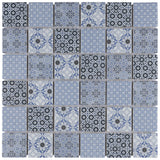 Merola Tile Classico 2" Square Blue 6" x 6" Porcelain Floor and Wall Tile