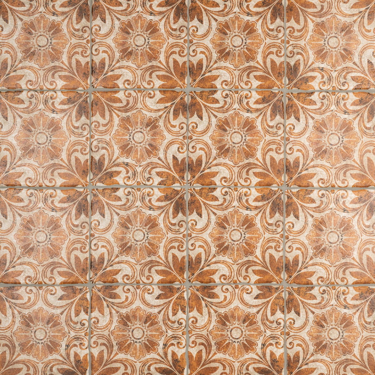 Merola Tile Costa Arena Decor Dahlia 7-3/4" x 7-3/4" Ceramic Floor and Wall Tile