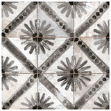 Merola Tile Harmonia Kings Marrakech Black 13" x 13" Ceramic Floor and Wall Tile