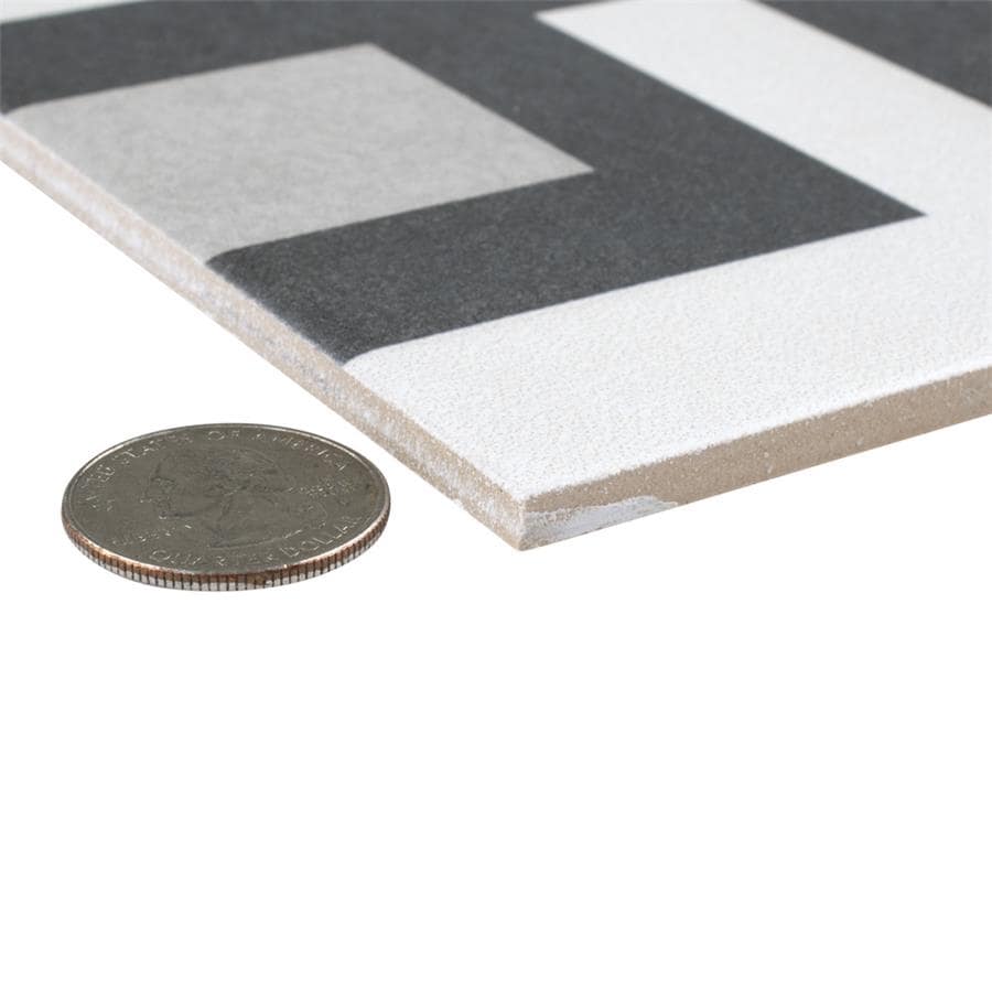 Merola Tile Twenties Corner 7-3/4" x 7-3/4" Ceramic Floor and Wall Trim