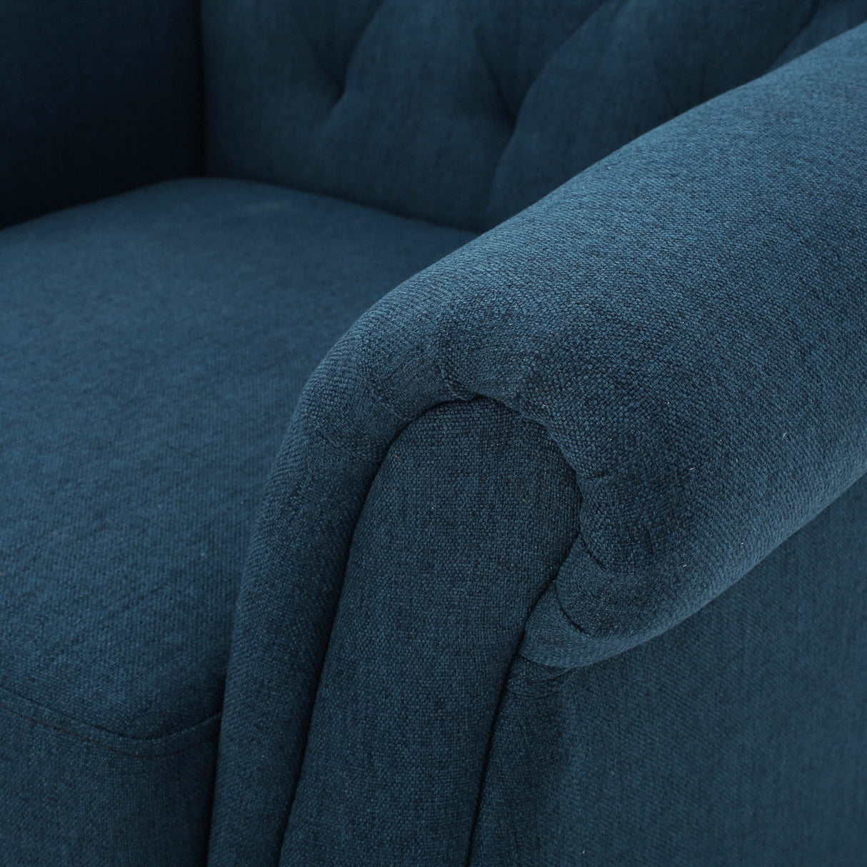 Merritt Contemporary Fabric Tufted Chair by Christopher Knight Home - 37.00"L x 35.25"W x 38.00"H