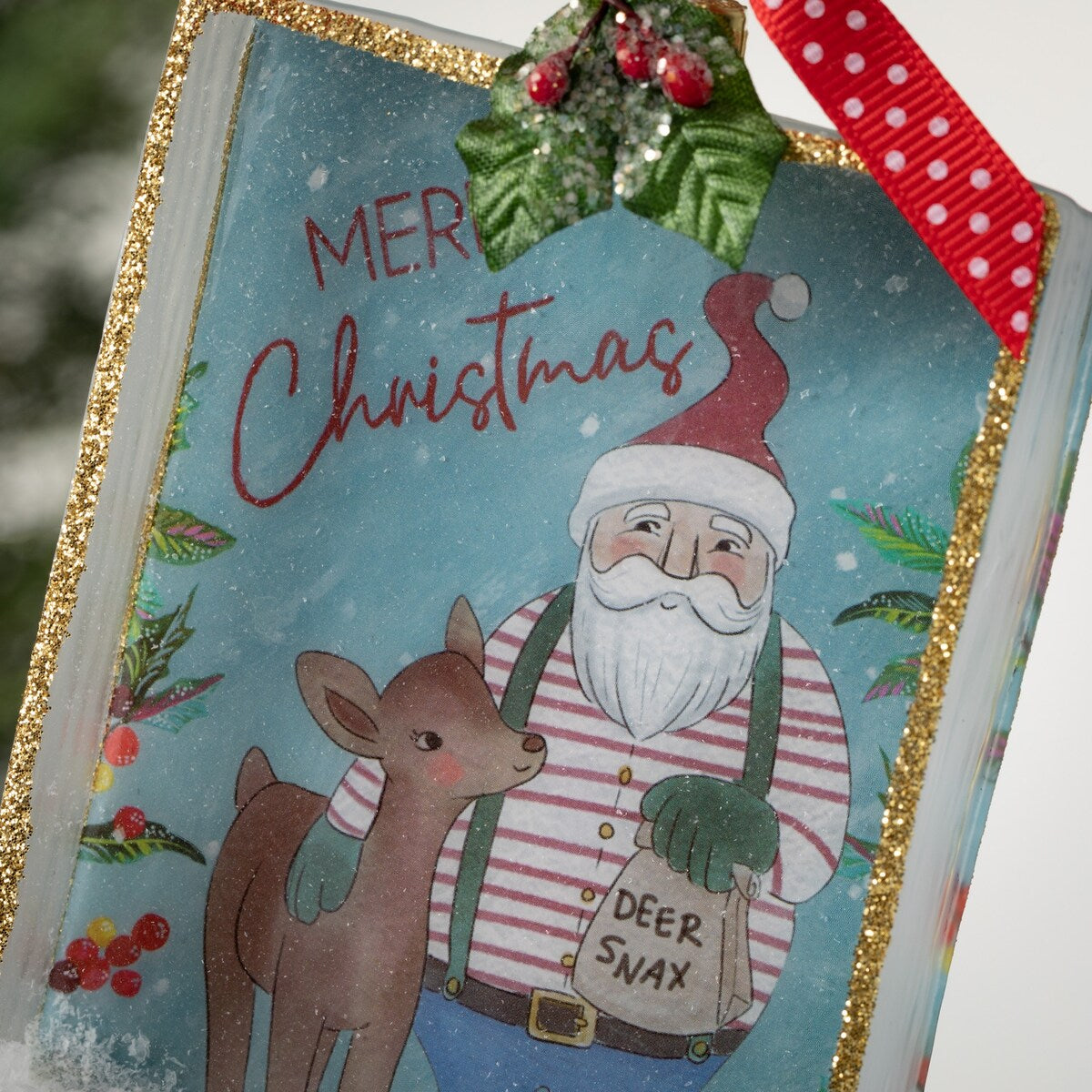 Merry Christmas Santa Ornament
