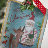 Merry Christmas Santa Ornament