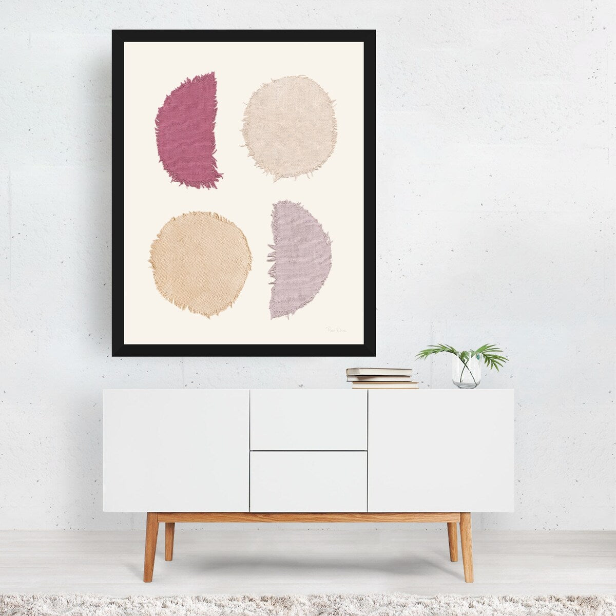 Mesa Designs IV Mixed Media Abstract Circles Art Print/Poster