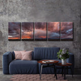Mesa Mountains' 5-Pc Nature Photography Canvas Print Set