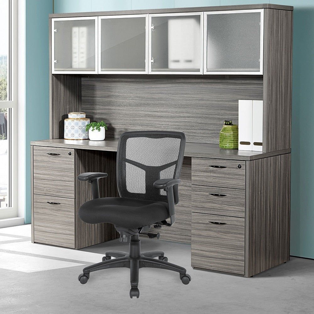 Mesh Back Office Chair with Height Adjustable Arms