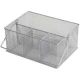 Mesh Condiment Caddy / Kitchen Supply, Utensil, Napkin Holder, 1151mb
